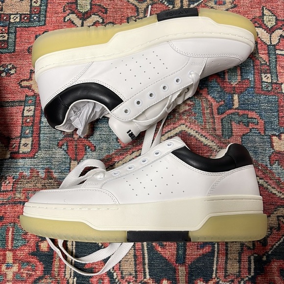 NWT Men's Amiri Stadium Low in White & Black size 43 / US 9 - Picture 10 of 11